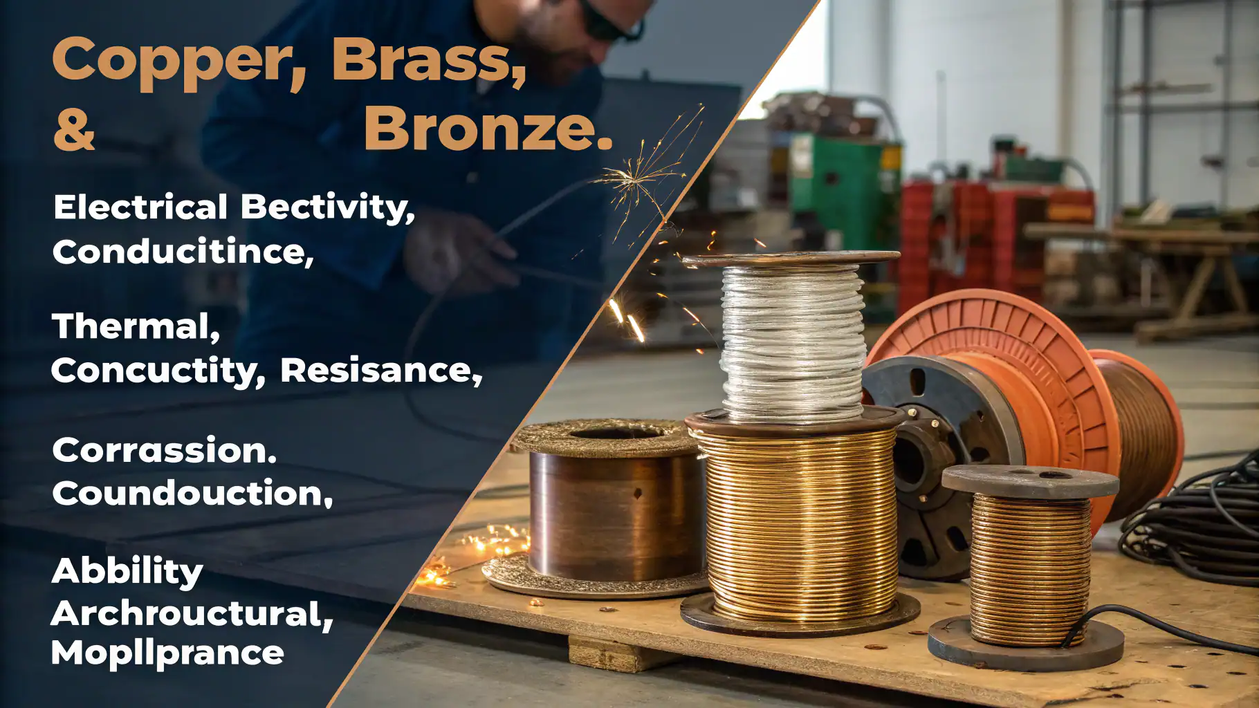 Comparison of copper, brass, and bronze properties for various applications