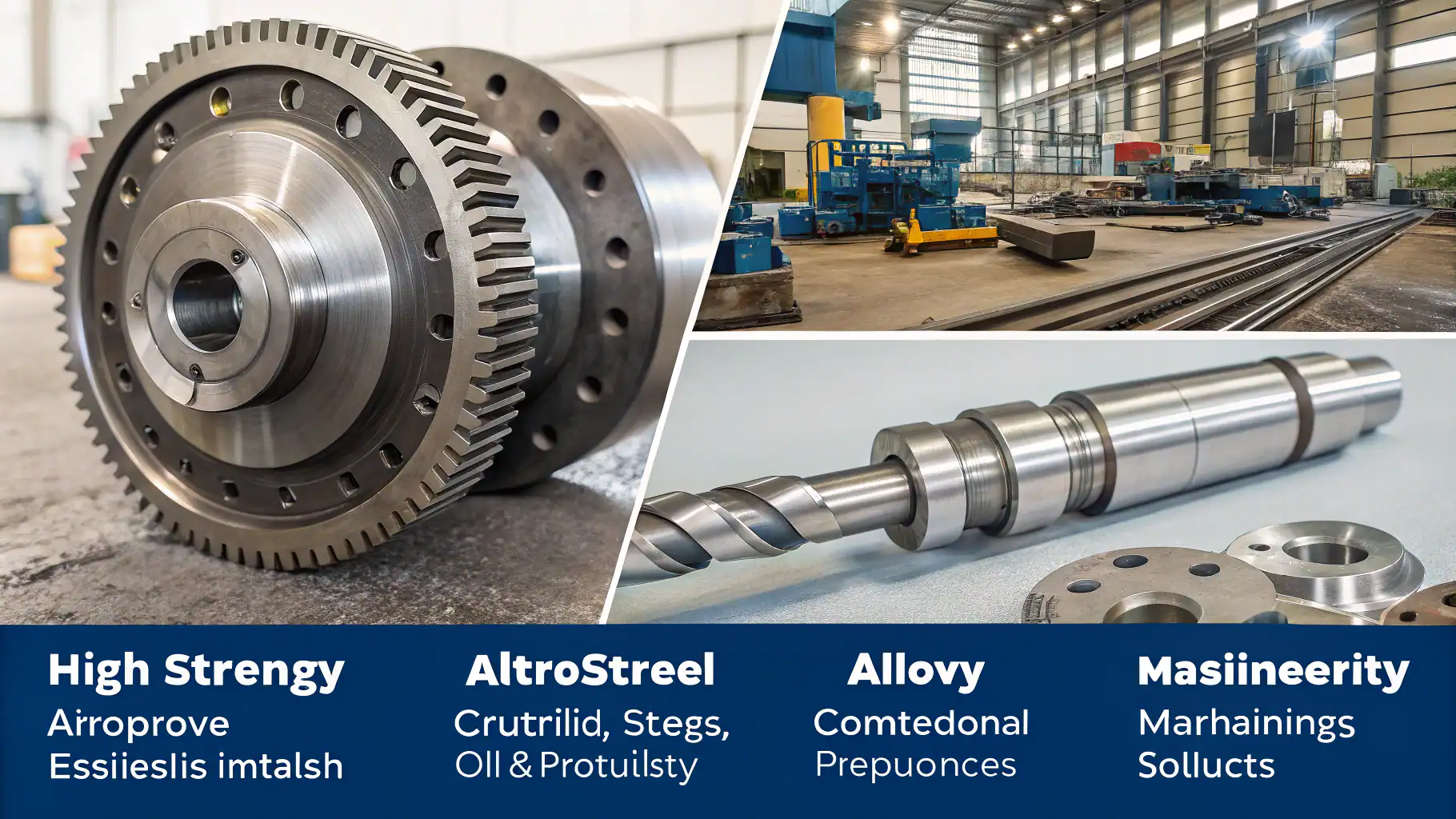 High-strength alloy steel for automotive, aerospace, construction, and industrial applications