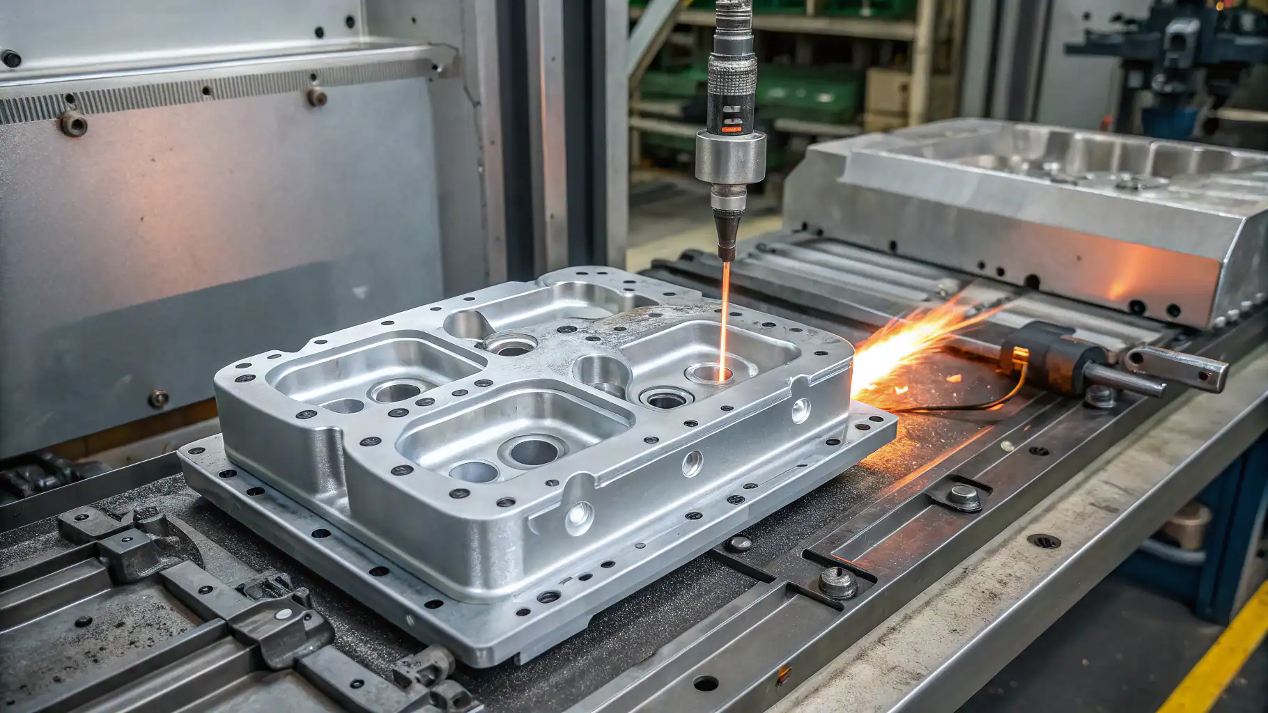 Die casting process for lightweight components in automotive and aerospace industries