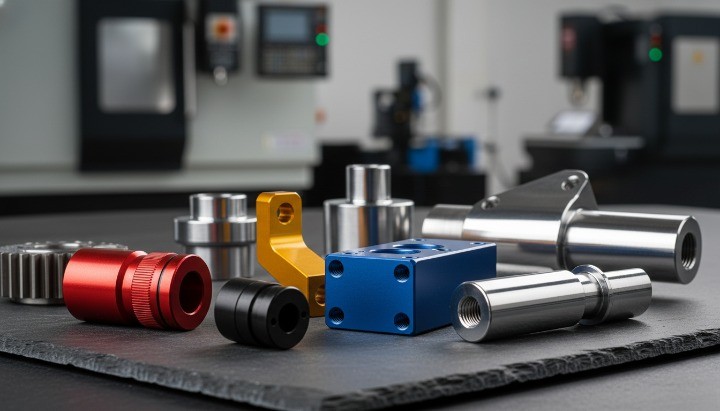 Comparison of anodized and plated CNC machined metal parts