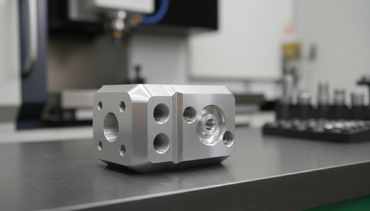 Optimized fillet radius and hole design for CNC machined metal parts