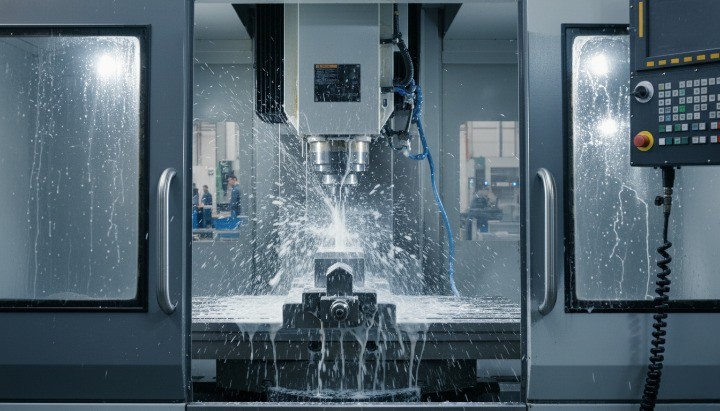 High-precision CNC milling of custom aluminum part