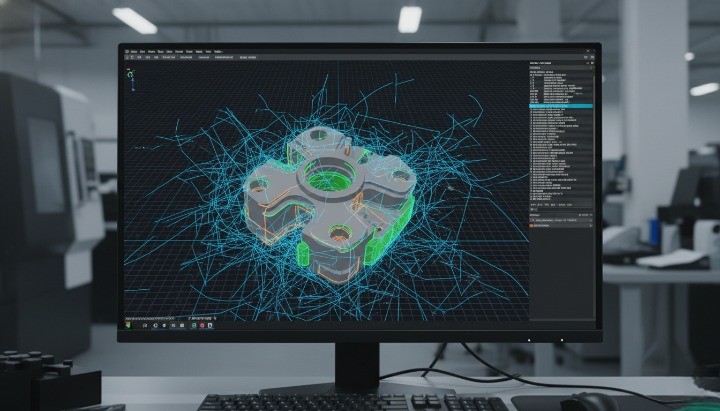 Tool access optimization in CNC machining for complex part geometry