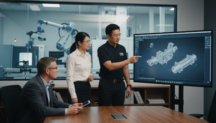 Upload CAD file for CNC machining quotation and engineering review