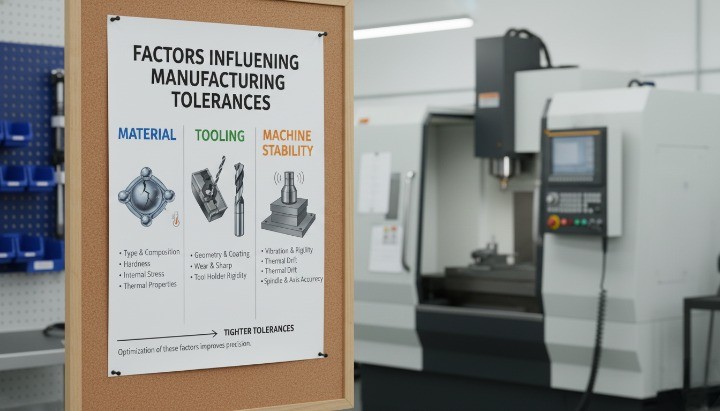 Key factors affecting CNC machining tolerances and accuracy