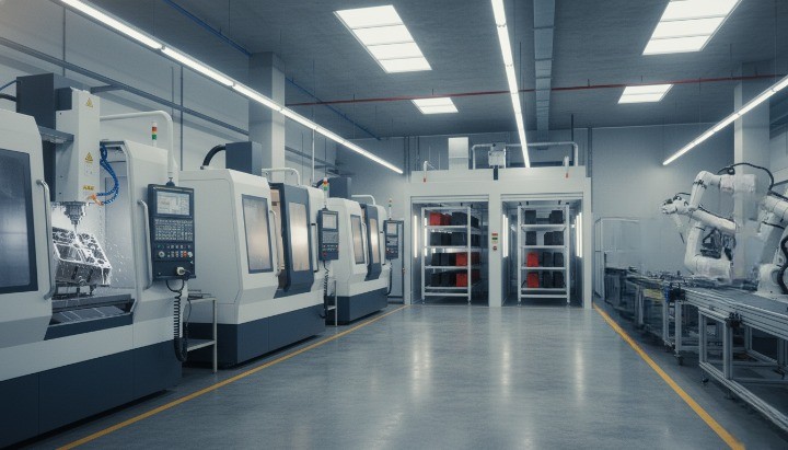 One-stop CNC manufacturing process from machining to finishing