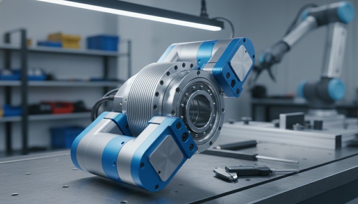 Robotics joint components using tight tolerance CNC machining for smooth mechanical motion