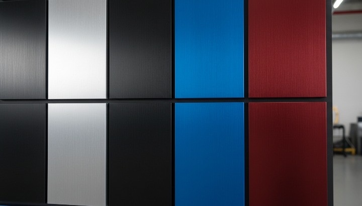 Anodized Brushed Aluminum Faceplate