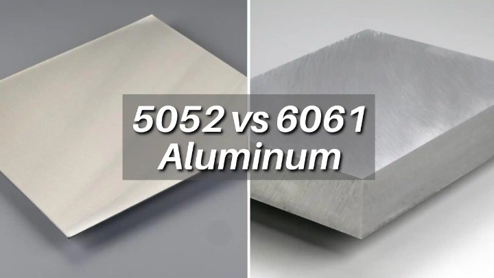 5052 aluminum sheet and 6061 aluminum bar material comparison with inspection tools