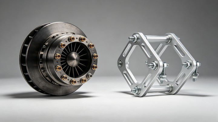 Inconel turbine components and titanium aerospace brackets strength to weight comparison